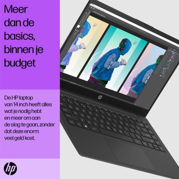 HP 14-EM0630ND 14.0 F-HD RYZEN 3 7320 / 8GB / 256GB / W11Hs REFURBISHED - Afbeelding 12