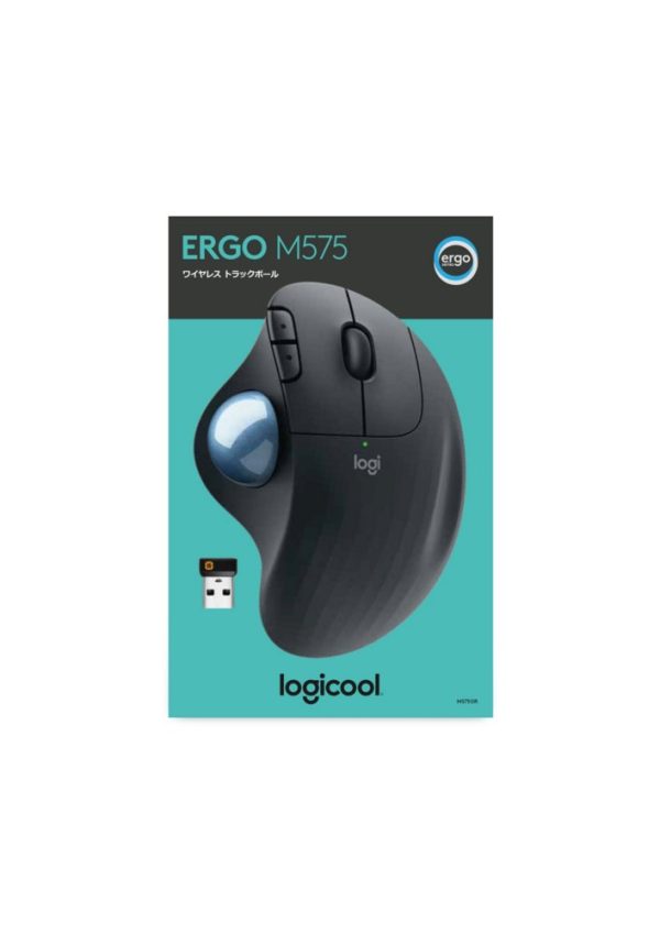 Logitech M575 Ergo Trackball | Ergonomische Draadloze Muis | RF-Draadloos + Bluetooth | 2000 DPI | Grafiet - Afbeelding 18