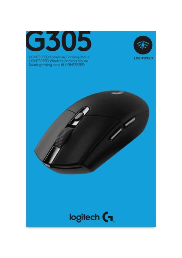 Logitech G305 Lightspeed | Draadloze Gaming Muis | RF-Draadloos | 12.000 DPI | Zwart - Afbeelding 10