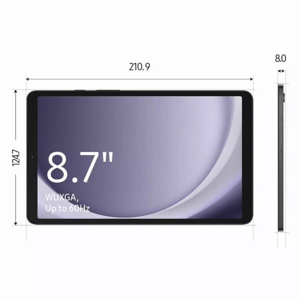 Samsung Galaxy Tab SM-X110NZAAEUB tablet 64 GB 22,1 cm (8.7") Mediatek 4 GB Wi-Fi 5 (802.11ac) Android 13 Grafiet - Afbeelding 3