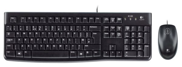 Logitech LGT-MK120 Bedrade Muis en Toetsenbordcombo QWERTY