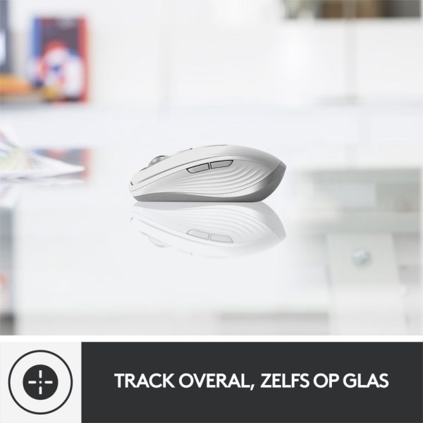 Logitech MX Master 3 Anywhere Wireless Mouse White - Afbeelding 5