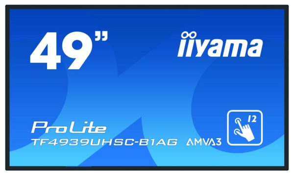 iiyama ProLite TF4939UHSC-B1AG 49" | 3840 x 2160 4K IPS | 60Hz | Touchscreen 24/7 Monitor