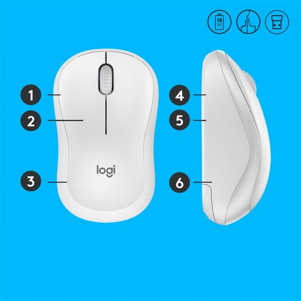 Logitech M220 muis Ambidextrous RF Draadloos Optisch 1000 DPI - Afbeelding 14