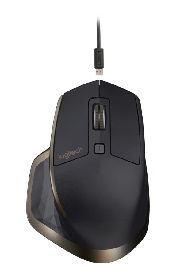 Logitech MX Master | Draadloze Muis | RF-Draadloos + Bluetooth | 1600 DPI | Zwart/Brons - Afbeelding 4