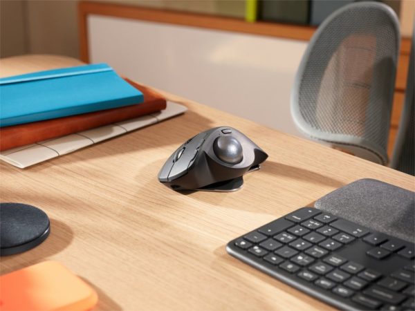 Logitech M575 Ergo Trackball | Ergonomische Draadloze Muis | RF-Draadloos + Bluetooth | 2000 DPI | Grafiet - Afbeelding 30