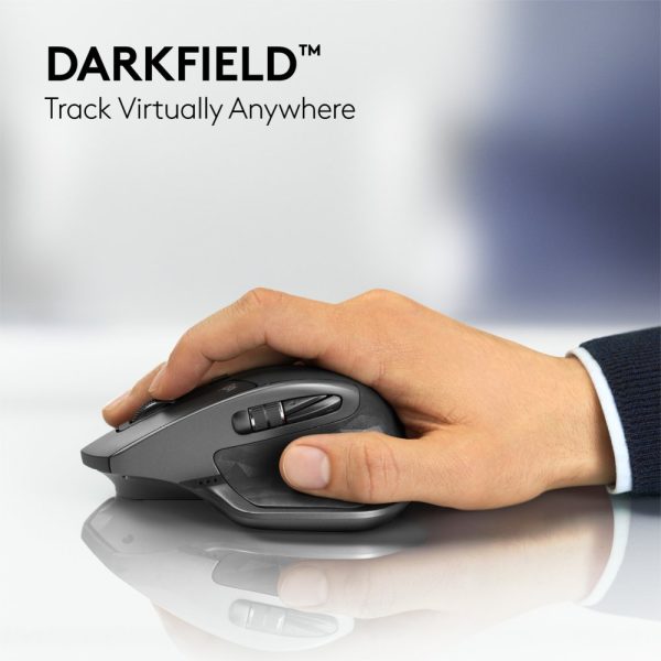 Logitech MX Master 2S | Draadloze Muis | RF-Draadloos + Bluetooth | 4000 DPI | Grafiet - Afbeelding 5