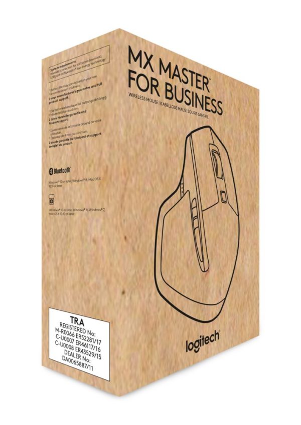 Logitech MX Master | Draadloze Muis | RF-Draadloos + Bluetooth | 1600 DPI | Zwart/Brons - Afbeelding 15