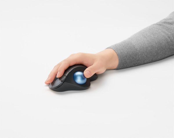 Logitech M575 Ergo Trackball | Ergonomische Draadloze Muis | RF-Draadloos + Bluetooth | 2000 DPI | Grafiet - Afbeelding 19