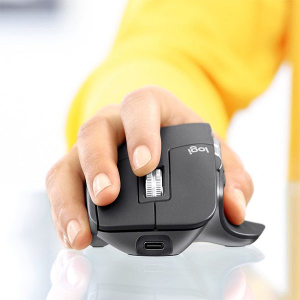 Logitech MX Master 3 | Draadloze Muis | RF-Draadloos + Bluetooth | 4000 DPI | Grijs - Afbeelding 3