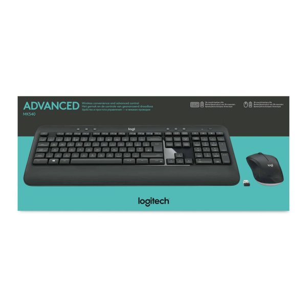 Logitech MK540 Advance Desktopset AZERTY | BELGIE - Afbeelding 19