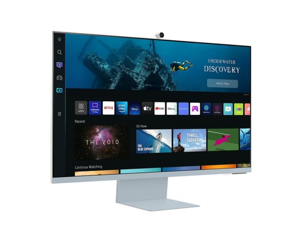 Samsung S32BM80BUU 81,3 cm (32") 3840 x 2160 Pixels 4K Ultra HD Blauw, Wit - Afbeelding 4