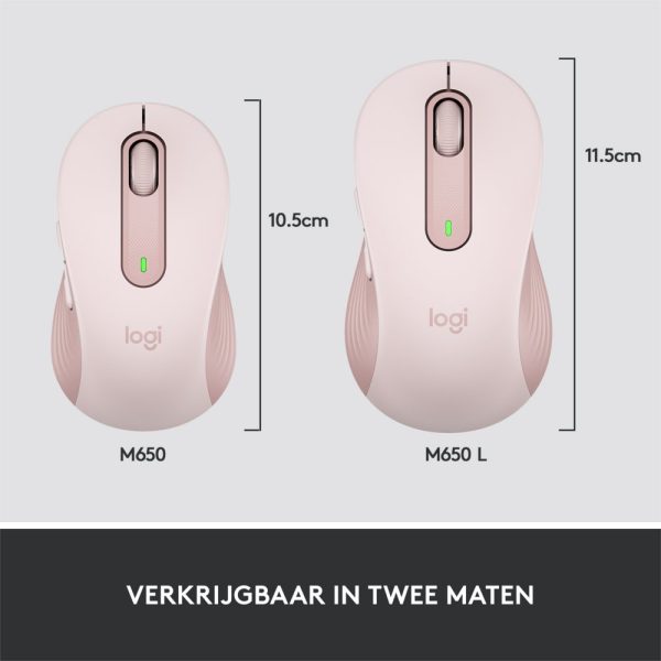 Logitech Signature M650 muis Rechtshandig RF-draadloos + Bluetooth Optisch 2000 DPI - Afbeelding 14
