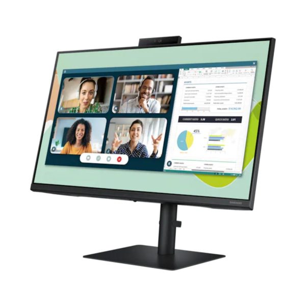 Samsung S24A400VEU 24" | 1920 x 1080 IPS | 60Hz | Monitor met Webcam, Speakers, Microfoon