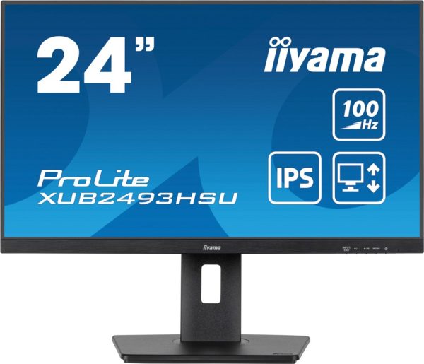 Iiyama ProLite XUB2493HSU-B6 24'' | 1920x1080 IPS | 100Hz | AdaptiveSync | USB-Hub | In hoogte verstelbaar | Full HD Monitor - Afbeelding 2
