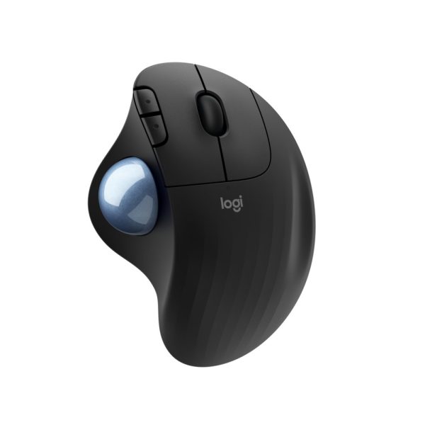 Logitech M575 Ergo Trackball | Ergonomische Draadloze Muis | RF-Draadloos + Bluetooth | 2000 DPI | Grafiet