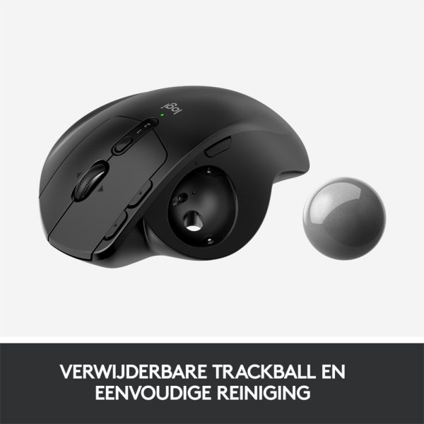 Logitech MX Ergo | Ergonomische Draadloze Muis met Trackball | RF-Draadloos + Bluetooth | 20480 DPI | Zwart - Afbeelding 11