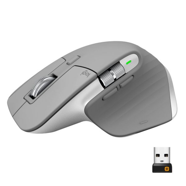 Logitech MX Master 3 | Draadloze Muis | RF-Draadloos + Bluetooth | 4000 DPI | Grijs - Afbeelding 10