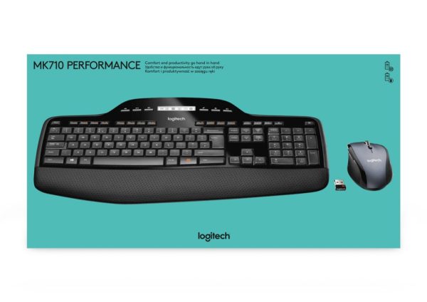 Logitech MK710 toetsenbord RF Draadloos QWERTY US International Zwart - Afbeelding 7