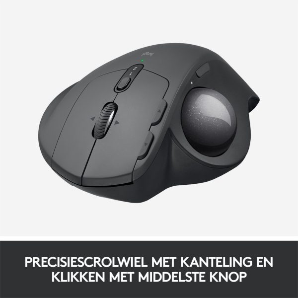 Logitech MX Ergo | Ergonomische Draadloze Muis met Trackball | RF-Draadloos + Bluetooth | 20480 DPI | Zwart - Afbeelding 6