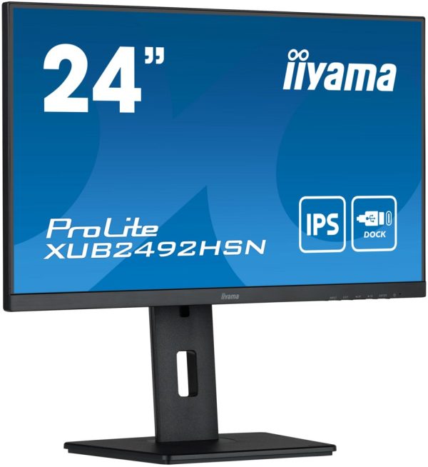 iiyama ProLite XUB2492HSN-B5 LED display 61 cm (24") 1920 x 1080 Pixels Full HD Zwart - Afbeelding 2