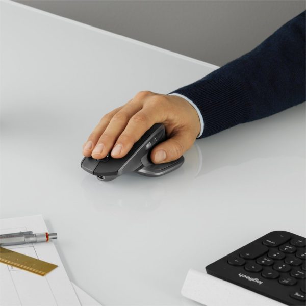 Logitech MX Master 2S | Draadloze Muis | RF-Draadloos + Bluetooth | 4000 DPI | Grafiet - Afbeelding 12