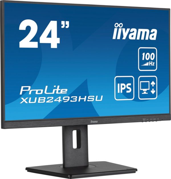 Iiyama ProLite XUB2493HSU-B6 24'' | 1920x1080 IPS | 100Hz | AdaptiveSync | USB-Hub | In hoogte verstelbaar | Full HD Monitor - Afbeelding 4