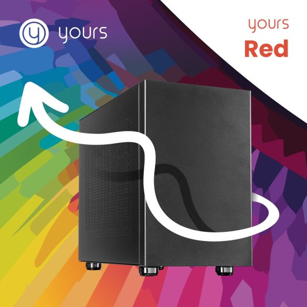 YOURS RED | Intel Core i5-14400 | 16GB | 1TB | W11 Professional