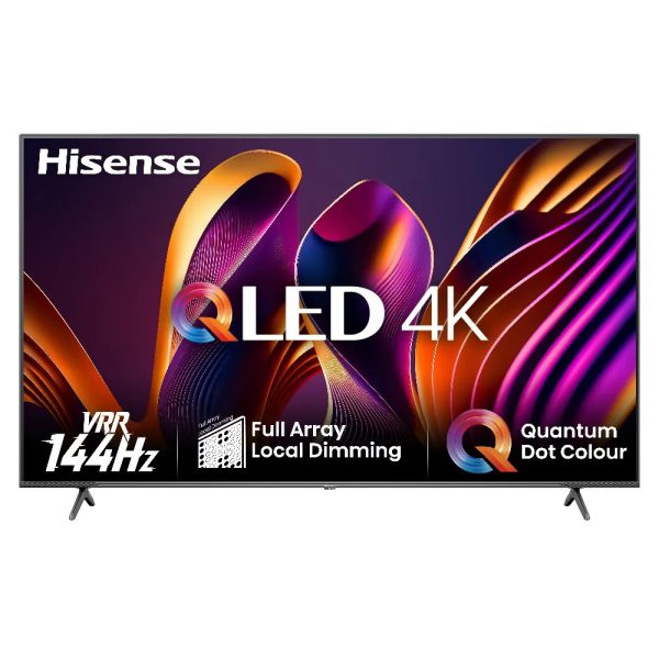 Hisense 55E7NQPRO 55" | 4K Ultra HD QLED Smart TV | VIDAA + Wifi | Dolby Vision | Local Dimming | Quantum Dot voor Levendige Kleuren | 144Hz